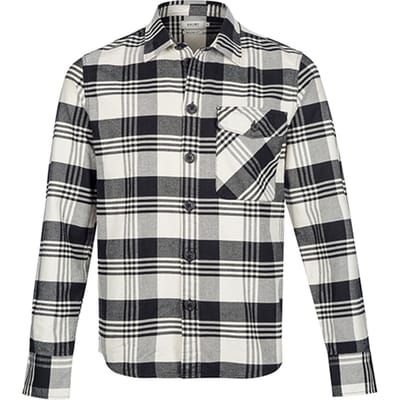 Shiwi Men Overshirt Brad Antique White Maat: S | Lichte Jassen Outlet | Heren | Wit
