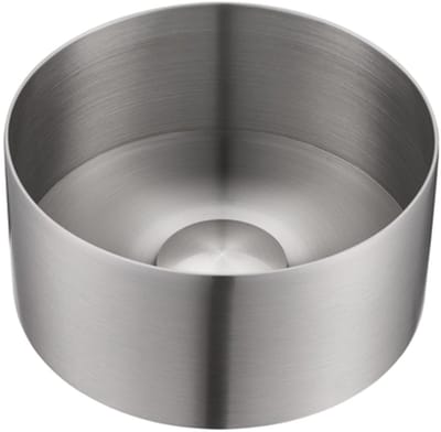 FugaFlow Eccelente Ferro Waskom - 21x21x10cm - RVS - Geborsteld RVS