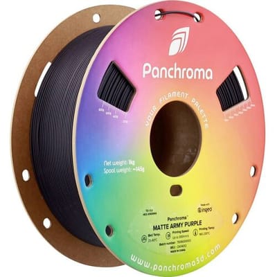 Polymaker CA04012 Panchroma™ Matte Filament PLA kunststof Mat, Gering kunststofgehalte 1.75 mm 1000 g Army Purple, Lila 1 stuk(s)