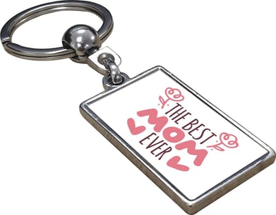 The Best Mom Ever - Sleutelhanger - Cadeau - Verjaardag - Kerst - Kado - Valentijn - Moederdag - Moederdag cadeautje - Moederdag cadeau voor mama