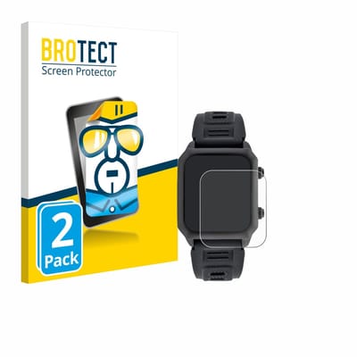 BROTECT - Screenprotector voor Watchmark Kardiowatch FOCUS - Folie Beschermfolie transparant 2 Stuks