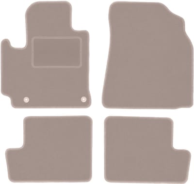 Beige veloursmatten voor: Toyota RAV4 II 2WD 5-deurs (2001-2005)