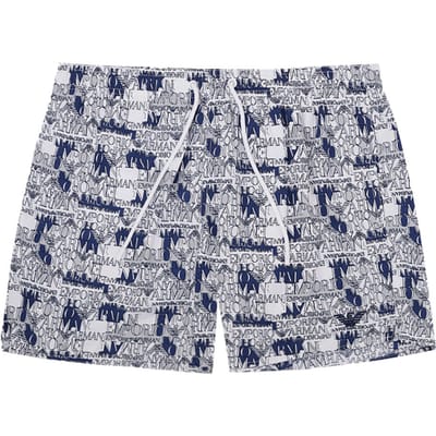 Boxer kostuum met afdrukken Emporio Armani