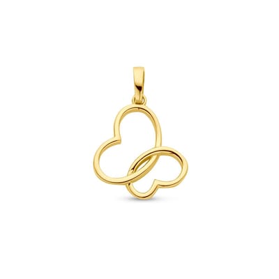 14K geelgoud hanger vlinder 4029491