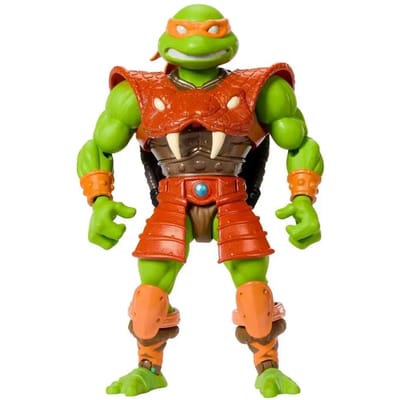 Mattel MOTU x TMNT: Turtles of Grayskull Action Figure Michelangelo 14 cm Action Figuur