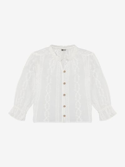 DAILY7 Shirt Longsleeve Fancy Meisjes - Jurken - Gebroken wit - Maat 110