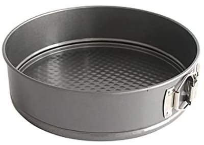 SPHProducts - Springform Bakblikken Pan - Anti-aanbaklaag - 24 cm - Cheesecake Bakvorm - Ideaal voor taarten en desserts - Duurzaam koolstofstaal