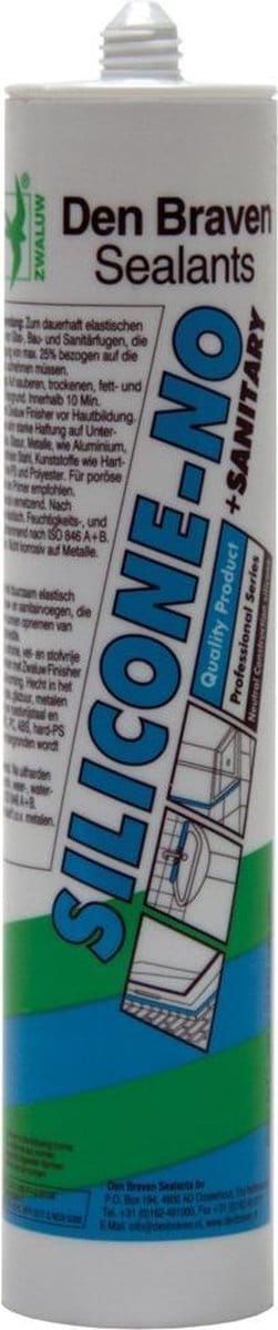 Den Braven Zwaluw Silicone NO 310 ml jasmijn - Schimmelbestendige Siliconenkit