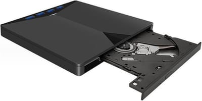 Externe DVD-speler - Mobiel Optisch Station - Films Kijken - Ultradunne Behuizing - 1kg - Blu-ray
