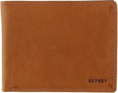DSTRCT Wax Lane Leren Billfold RFID - Cognac