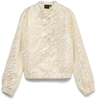 Vero Moda Blazer Vmzitta Ls Jaquard Bomber Lx Exp 10347715 Rich Gold/jaquard Dames Maat - M