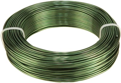 Groen aluminiumdraad Ø2mm decoratiedraad 500g 60m
