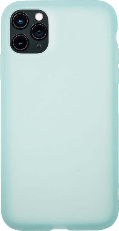 BMAX Latex soft case hoesje geschikt voor Apple iPhone 11 Pro / Soft cover / Telefoonhoesje / Beschermhoesje / Telefoonbescherming - Mintgroen