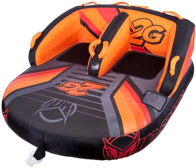 Hyperlite 2g Funtube 2 personen - Zwart / Oranje