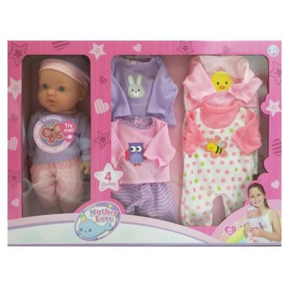 Baby met geluid en outfits Poppen met functies Interactieve poppen