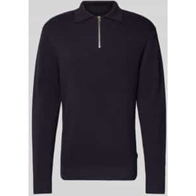 JACK&JONES - JPRBLAMILANO STITCH KNIT ZIP POLO SN - Heren - Polo's