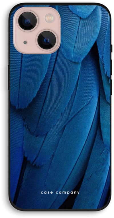 Case Company® - Hoesje geschikt voor iPhone 13 hoesje - Pauw - Biologisch Afbreekbaar Telefoonhoesje - Bescherming alle Kanten en Schermrand