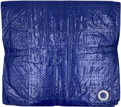 DULA Afdekzeil - 3 x 4 meter - Afdekfolie - Blauw - Waterdicht dekzeil - Grondzeil