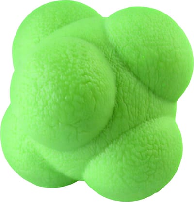Hexagon Reactie Bal voor Agility Training – Coördinatie & Reflex Trainingsbal voor Basketbal, Voetbal en Fitness – Geschikt voor Kinderen & Volwassenen - Groen