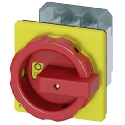 Lastscheidingsschakelaar Rood, Geel 3-polig 35 mm² 63 A 690 V/AC Siemens 3LD25040TK53