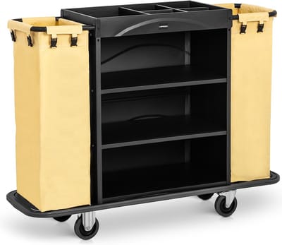 Uniprodo Schoonmaakwagen - 2 wasgoed zakken - 150 kg 10250323