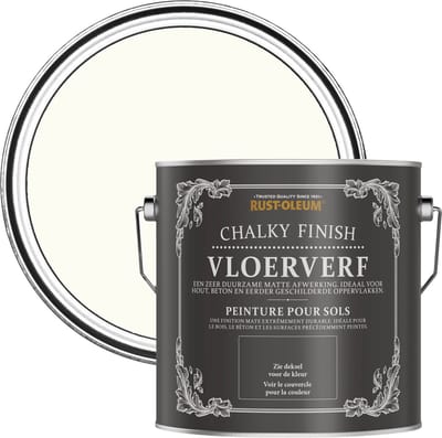 Rust-Oleum Wit Vloerverf - Porselein 2,5L