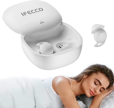 Draadloze Slaap Oordopjes - Mini Bluetooth Oordopjes voor Zijslapers, Geluiddemping, IPX6 Waterdicht, Draagbare Hoofdtelefoon voor Slaap en Sport