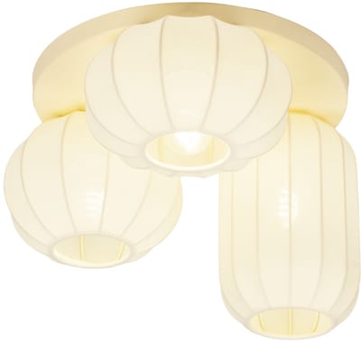 Lumidora Plafondlamp 75687 - Plafonniere - TACK - 3 Lichts - E27 - Geel - Metaal - ⌀ 43 cm