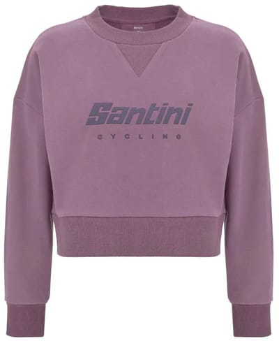 Santini Sweatshirt Paars S Vrouw