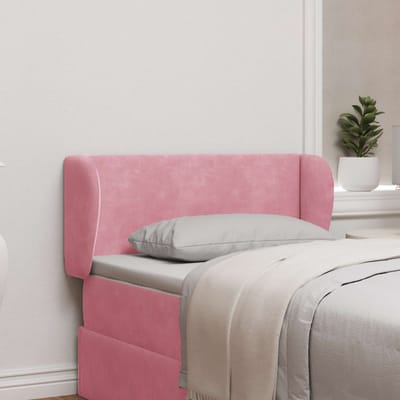 vidaXL - Hoofdbord - oor - Roze - Fluweel