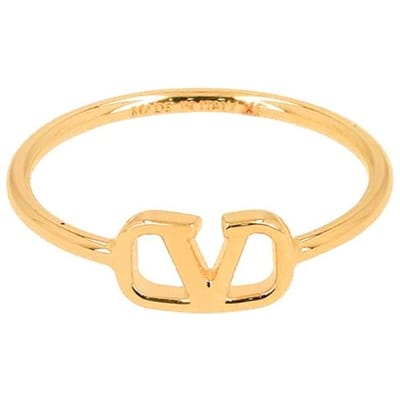 Valentino V Logo Ring J0x03 Met Cs4 7W2J0X03 MET CS4 (11) beige