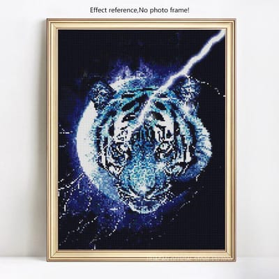 Diamant schilderij dieren hobby en handwerk diamant borduurwerk tijger woondecoratie 20X30
