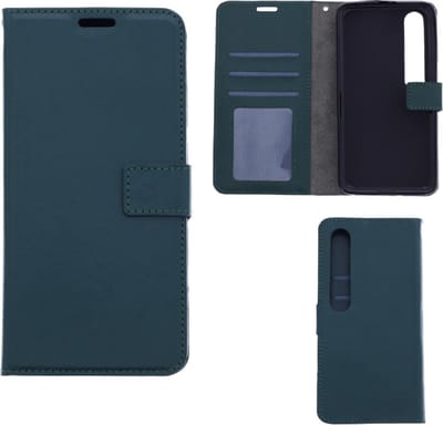 LuxeBass Hoesje geschikt voor Xiaomi Mi 10 Pro - Boekhoesje met kaartvakken - Groen gsm hoesje - telefoonhoes - telefoonhoesjes