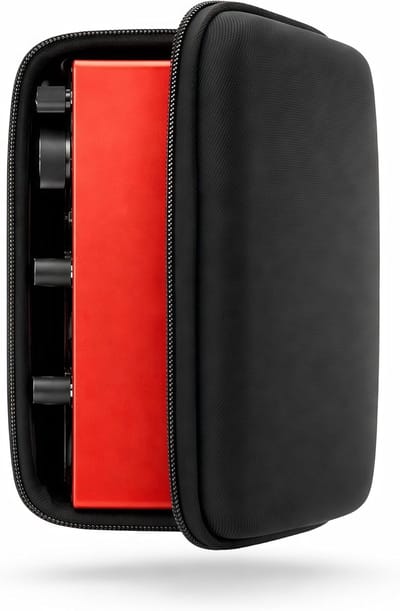 Audio Interface Hoes - Draagbare Opbergtas - Beschermende Opslag - Verstelbare Draagband - 27x18x7 cm - Zwart