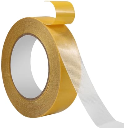 Dubbelzijdig Textieltape 20 mm x 20 m voor Vloerkleden, Gordijnen en Kledingreparaties - Ideaal voor DIY Projecten en Hemdjes Zonder Naaien