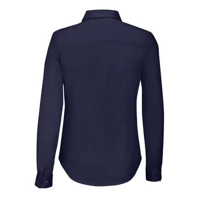 SOLS Dames/Dames Blake Stretch Shirt Met Lange Mouwen (Donkerblauw)
