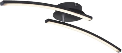 Globo - plafonniere - TANSY I - zwart - metaal - LED - 67129-12