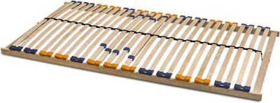 Coemo 7-zone Lattenrost MULTIRA - Houten Lattenbodem met Flexibele Opties, 5-Voudige Hardheidsverstelling, Geschikt voor Alle Matrassen, en Duits Vakmanschap, 80x200 cm, voordelige kit