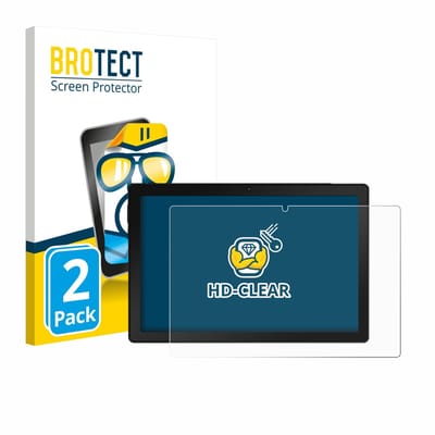 BROTECT - Screenprotector voor MUISOO A10 10.1" - Folie Beschermfolie transparant 2 Stuks