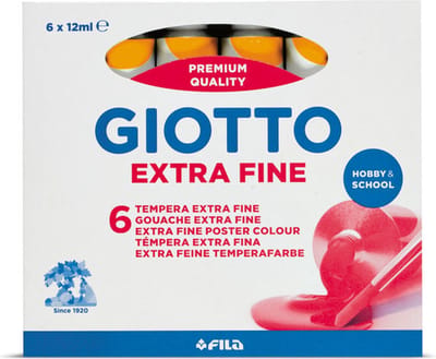 Giotto 352004 temperaverf 12 ml Koker Geel