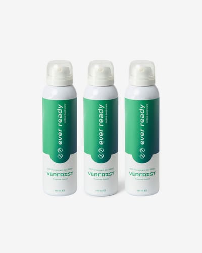 Ever Ready Deodorant - Langdurige Frisheid & Bescherming - 100% Natuurlijke Anti-Transpirant - Alcoholvrij & Huidvriendelijke Bodyspray - Deo voor mannen en vrouwen - Tropische Geur - 3x150ML