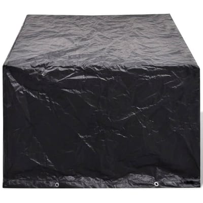 vidaXL - Tuinmeubelhoezen - poly - rattan - 2 - st - 4-persoons - 180x140 - cm