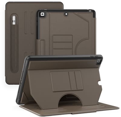 Solidenz Magnetische hoes geschikt voor iPad 9 2021 / iPad 8 2020 / iPad 7 2019 - 10.2 inch - Bruin