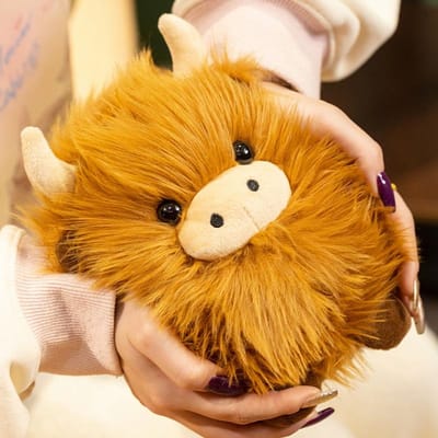 20cm Schattige Schotse Hooglandkoe Pluche Speelgoed Simulatie Zacht Gevuld Vee Pluche Speelgoed Kawaii Kinderen Baby Speelgoed Verjaardagscadeaus Huis Kamer Decoratie 20cm