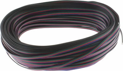 RGB verlengkabel voor LED-strips SMD5050 - 5 tot 50 meter