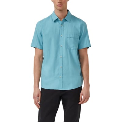 s.Oliver  Shirts Blue Aqua Taglia: S | Camicie Casual Outlet | Uomo | Blu