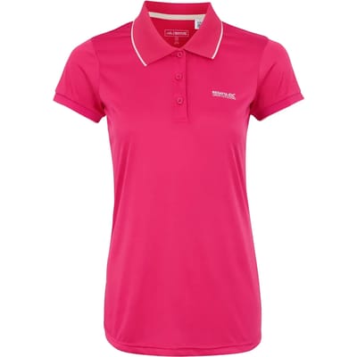 T-shirt Korte Mouwen Hiking Dames Roze Accenten