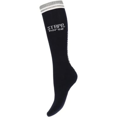 STAPP [horse] - Paardrijsokken 33520 BORN TO RIDE HORSES Unisex - 1-Pack - Maat 35/38 - Marine