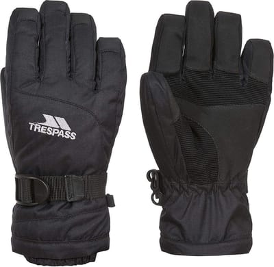 Trespass Childrens/Kids Simms Waterproof Gloves (Black)
