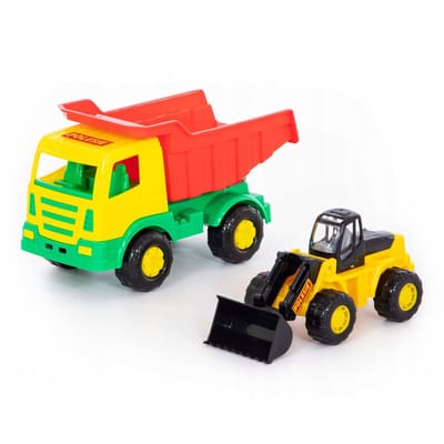 Grote Polesie Kiepwagen & Tractor Speelgoed 29,5 cm